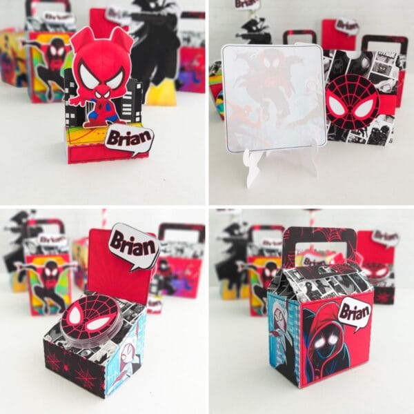 Kit Digital Festa Pronta Homem Aranha No Aranhaverso Corte
