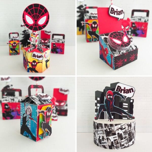 Kit Digital Festa Pronta Homem Aranha No Aranhaverso Corte