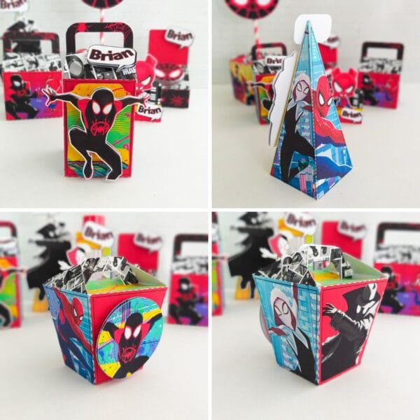 Kit Digital Festa Pronta Homem Aranha No Aranhaverso Corte