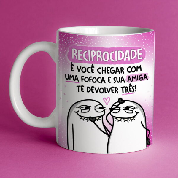 Kit Digital Flork Amigas Sublimação Caneca Frases Engraçadas
