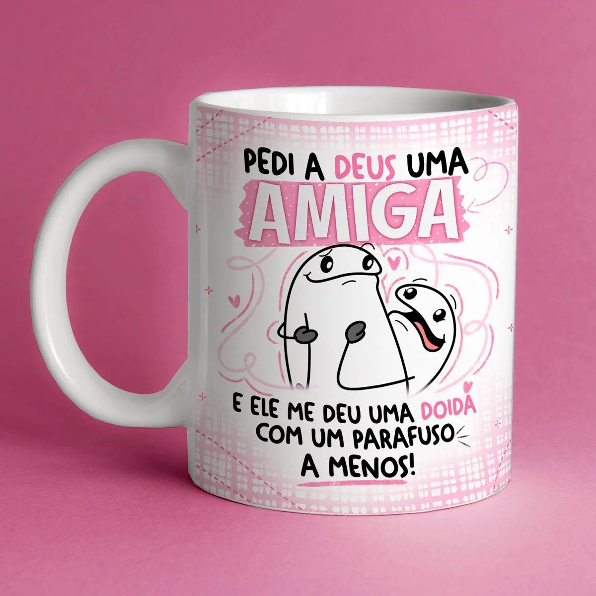 Kit Digital Flork Amigas Sublimação Caneca Frases Engraçadas 6 Kit Digital Flork Amigas Sublimação Caneca Frases Engraçadas