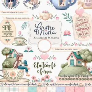 Kit Digital Frases Png Feminino Para Personalizar Presentes 3