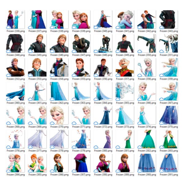 Kit Digital Frozen Elsa Scrapbook Personalizados Em Png