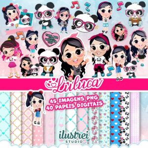 Kit Digital Luluca Scrapbook Imagens Png Ilustrações Artes