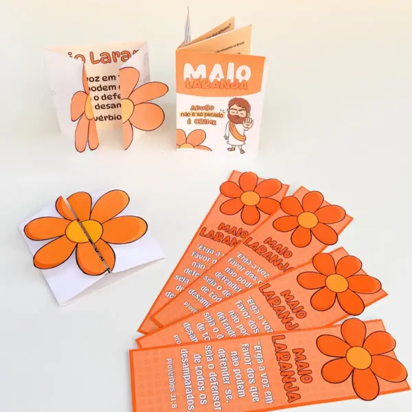 Kit Digital Maio Laranja Png Para Sublimacao E Personalizacao 3