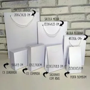 Kit Digital Moldes Limpos Sacolas