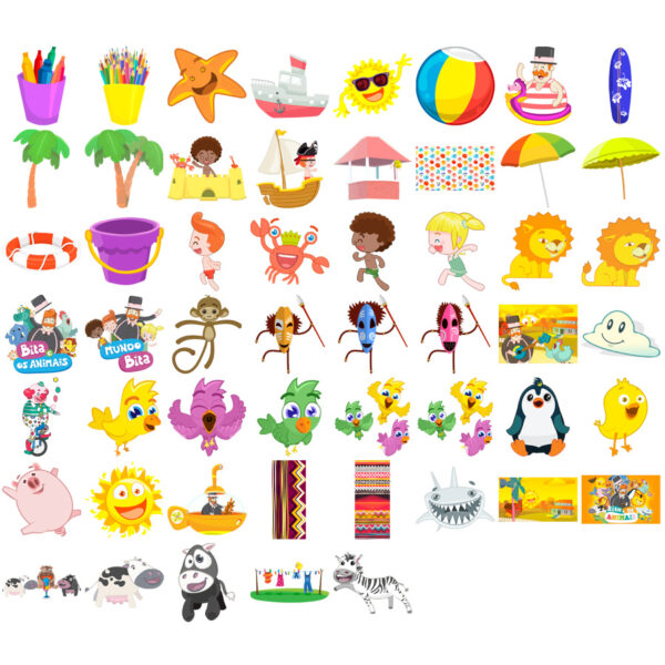 Kit Digital Mundo Bita Imagens Png Para Personalizados