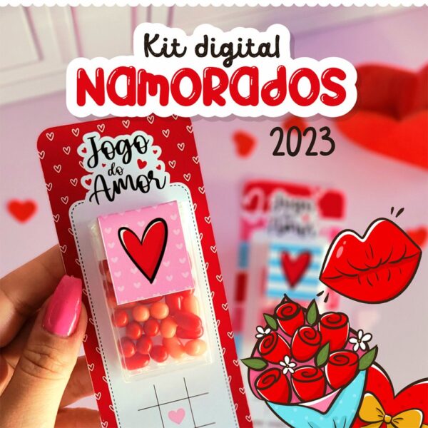 Kit Digital Namorados +250 Arquivos Ilustrações Frases Mimos