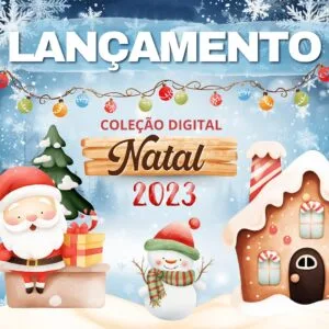 Kit Digital Natal 2023 Arquivos de Corte Ilustrações Caneca