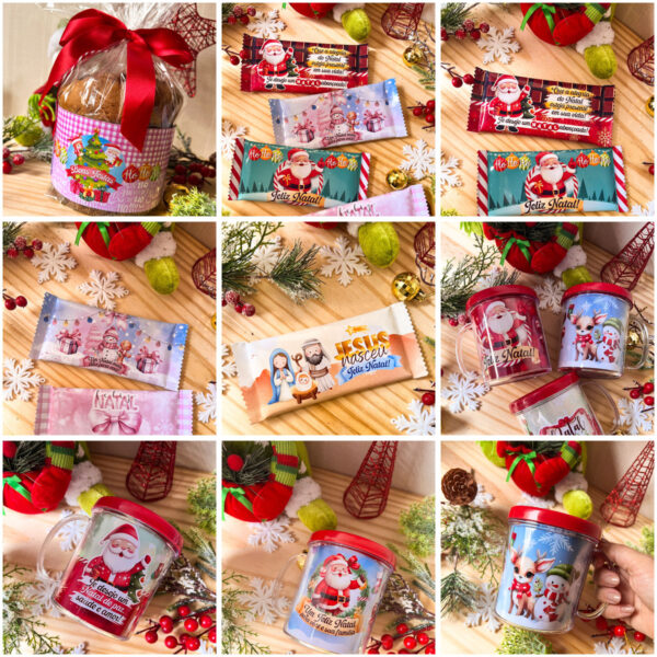 Kit Digital Natal 2023 Arquivos de Corte Ilustrações Caneca
