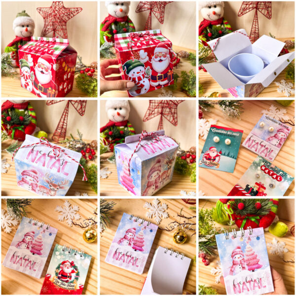 Kit Digital Natal 2023 Arquivos de Corte Ilustrações Caneca