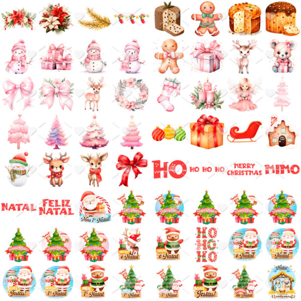 Kit Digital Natal 2023 Arquivos de Corte Ilustrações Caneca