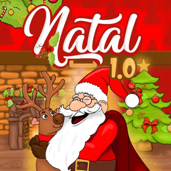 Kit Digital Natal Artes Caneca Ilustrações Frases Natalinas