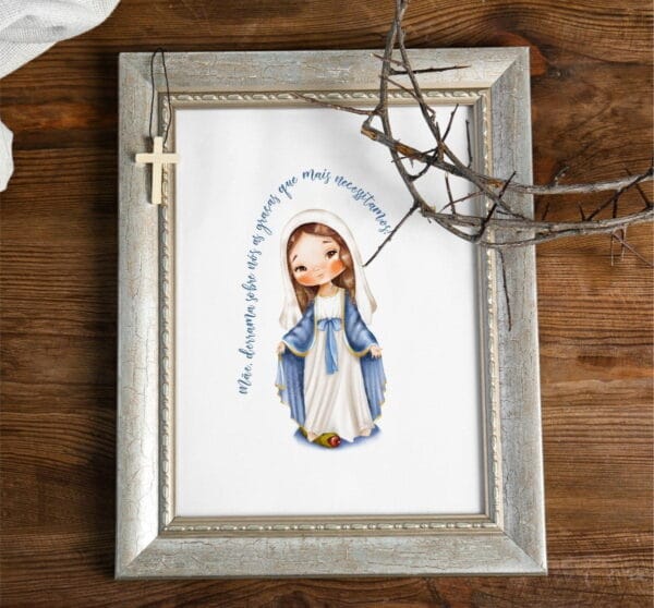 Kit Digital Nossa Senhora Das Graças Papelaria Personalizada