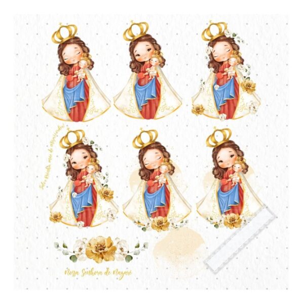 Kit Digital Nossa Senhora De Nazaré Personalizados Scrapbook