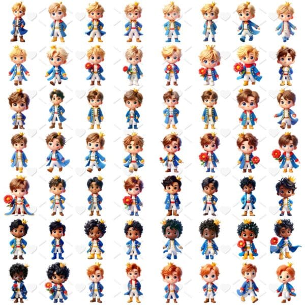 Kit Digital O Pequeno Príncipe 3D Cute Fofo Ilustrações Png
