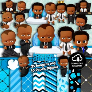 Kit Digital O Poderoso Chefinho Afro Imagens PNG Scrapbook 3 Kit Digital O Poderoso Chefinho Afro Imagens PNG Scrapbook