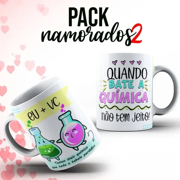 Kit Digital para Canecas - Dia dos Namorados 2023