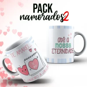 Kit Digital para Canecas - Dia dos Namorados 2023