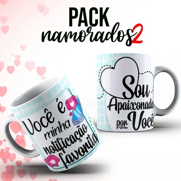 Kit Digital para Canecas - Dia dos Namorados 2023