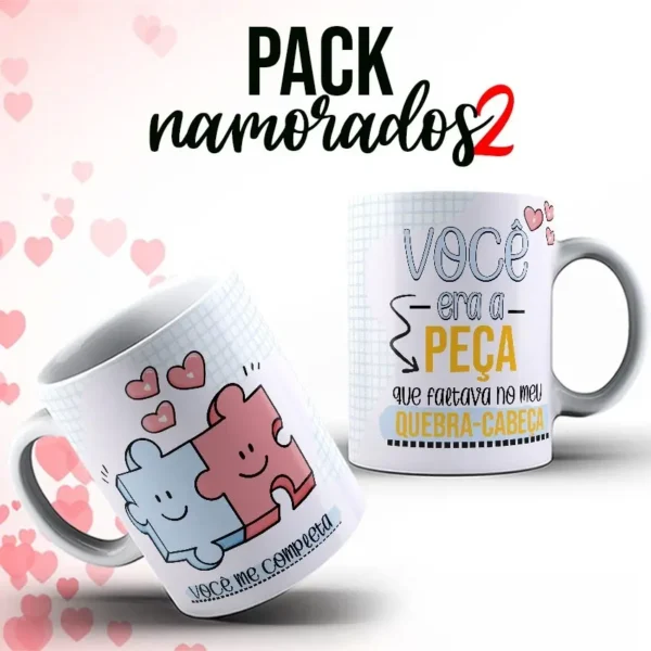 Kit Digital para Canecas - Dia dos Namorados 2023