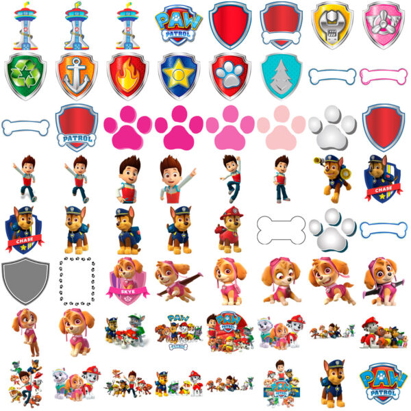 Kit Digital Patrulha Canina PNG Scrapbook Imagens Artes