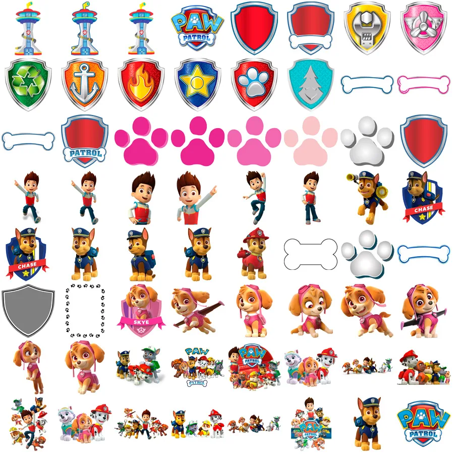 Kit Digital Patrulha Canina PNG Scrapbook Imagens Artes