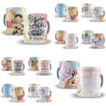 Kit Digital Pooh e Amigos Artes Caneca + Almofada Em Corel
