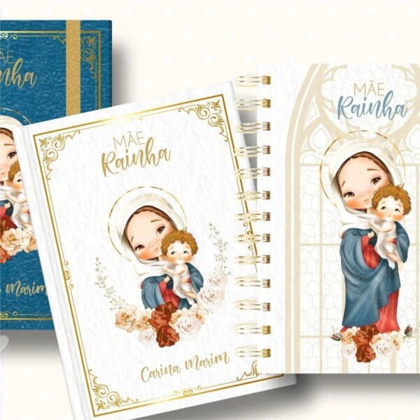 Kit Digital Santinhos Mãe Rainha Maria Nossa Senhora Png