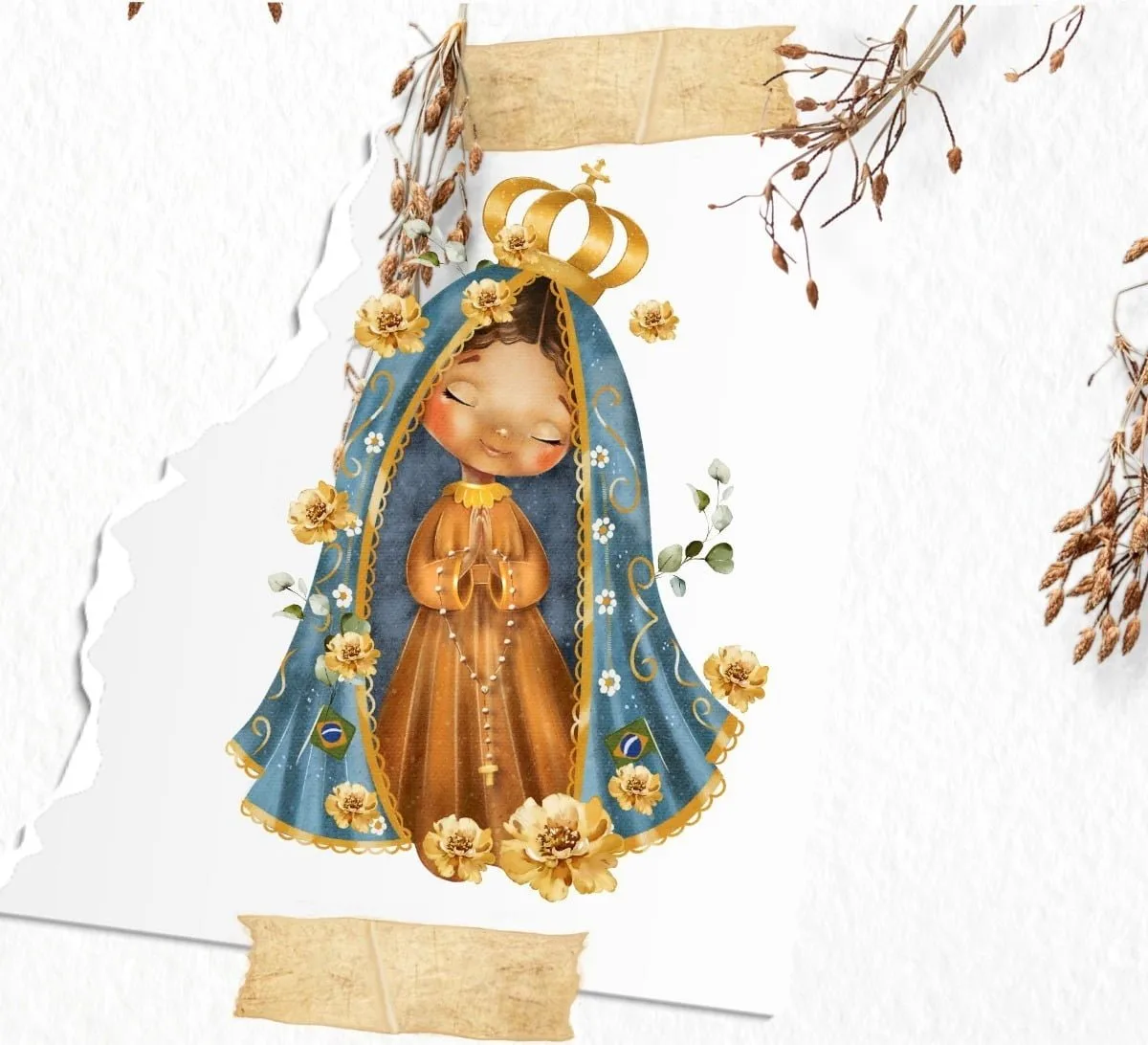 Kit Digital Santinhos Nossa Senhora Aparecida Ilustração Png 6 Kit Digital Santinhos Nossa Senhora Aparecida Ilustração Png