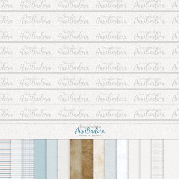 Kit Digital Santinhos Nossa Senhora Auxiliadora Png Aquarela