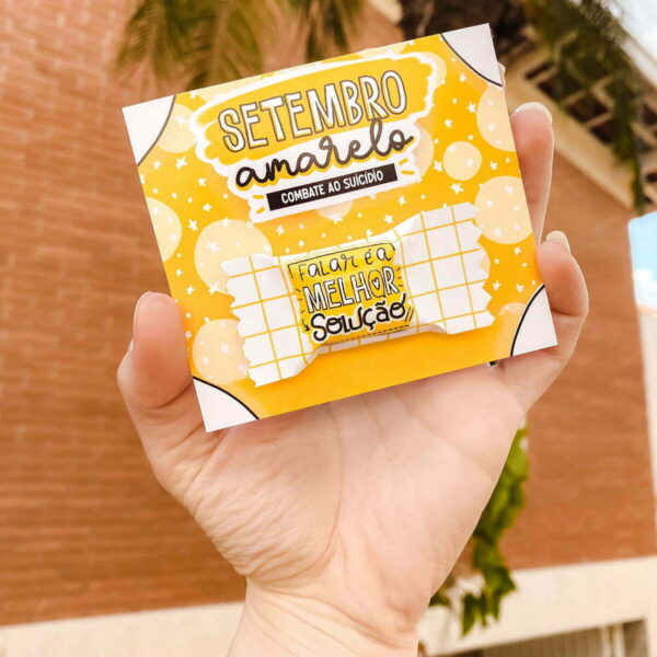 Kit Digital Setembro Amarelo Frases Balinhas Ilustrações