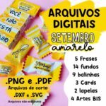Kit Digital Setembro Amarelo Frases Balinhas Ilustrações