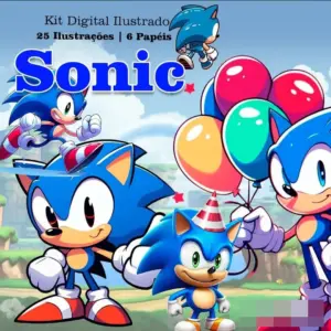 Kit Digital Sonic PNG para Sublimacao e Personalizados 11 Kit Digital Sonic PNG para Sublimacao e Personalizados
