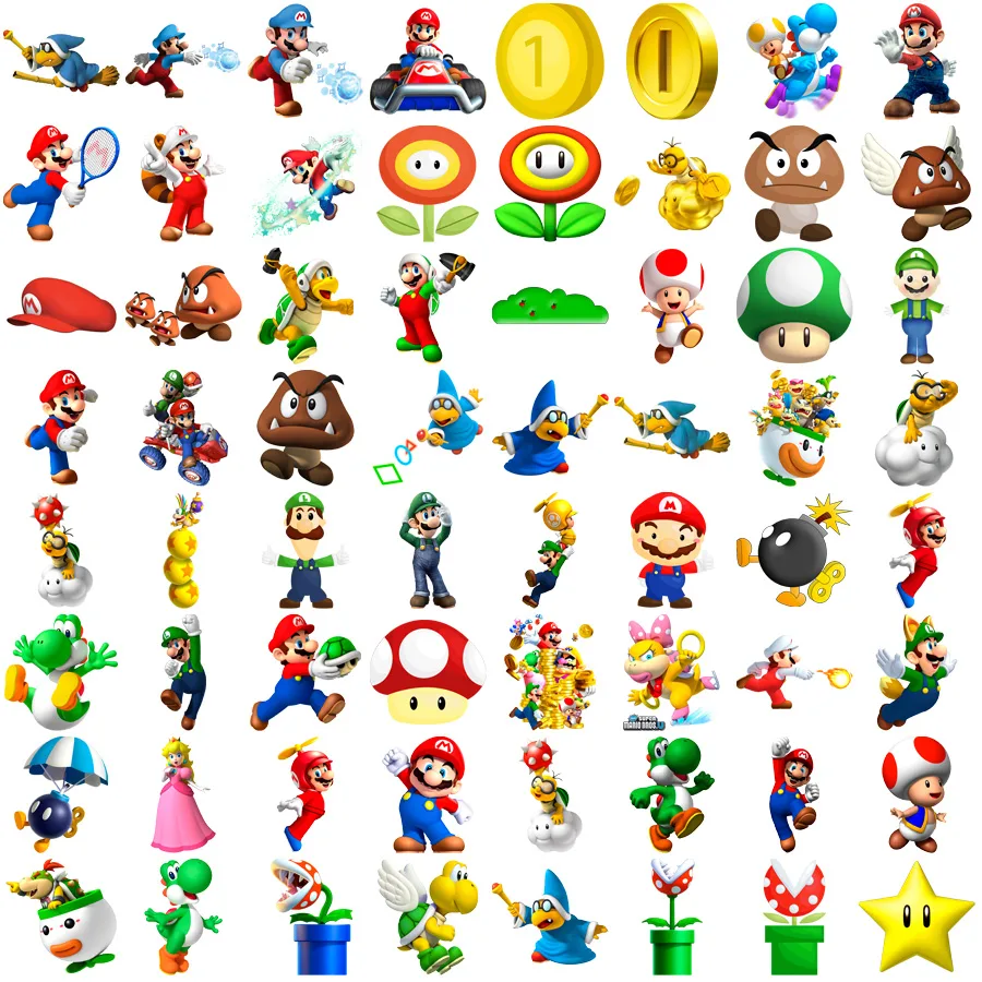 Kit Digital Super Mario Png Imagens Ilustrações P/ Imprimir
