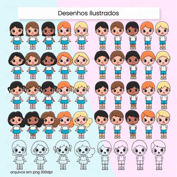 Kit Digital Volta às Aulas +200 Arquivos Para Personalizados
