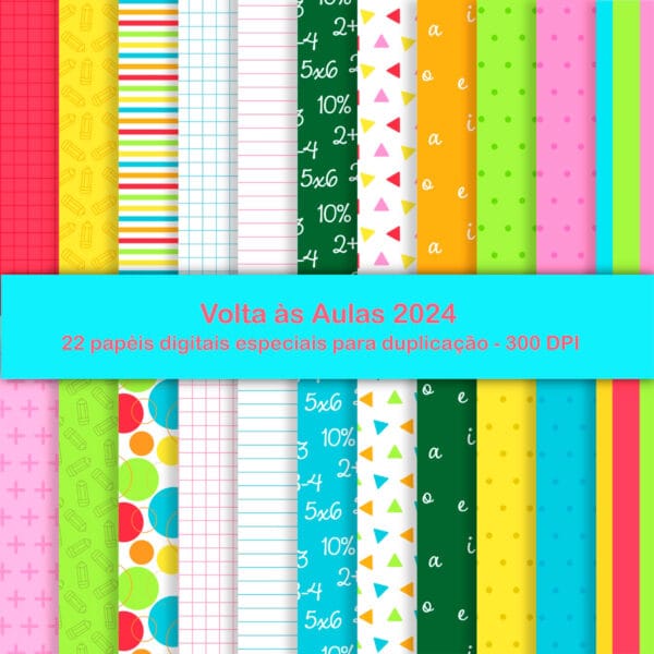 Kit Digital Volta às Aulas +200 Arquivos Para Personalizados