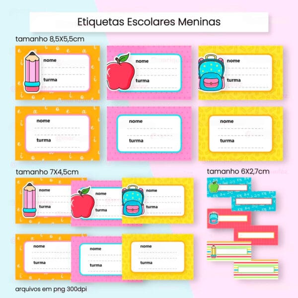 Kit Digital Volta às Aulas +200 Arquivos Para Personalizados
