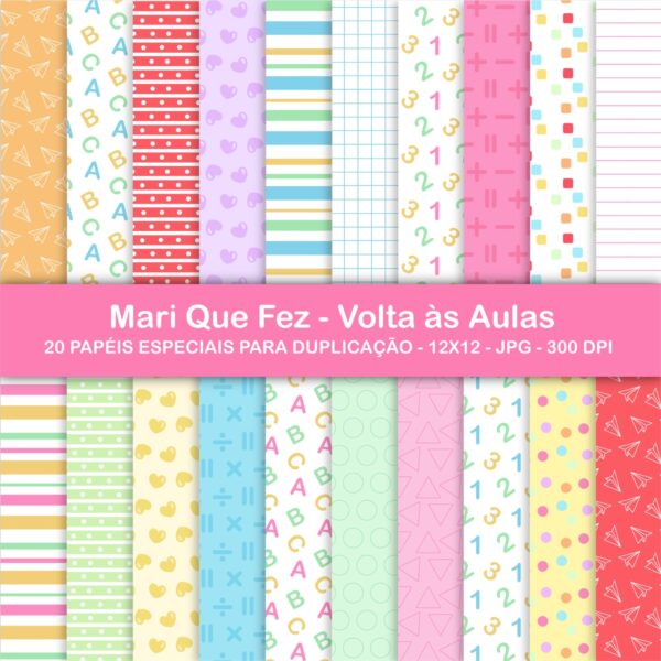 Kit Digital Volta às Aulas 375 Arquivos Ilustrações Aluninhos