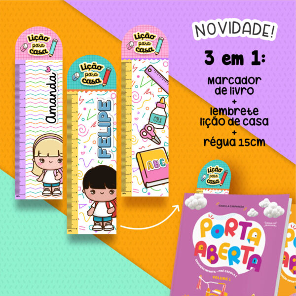 Kit Digital Volta Às Aulas Menino Menina Ilustrações Fofas