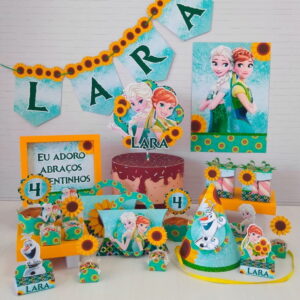 kit e so um bolinho frozen arquivo digital festa