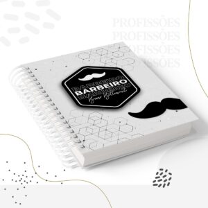 Kit Encadernação Barbeiro Masculino