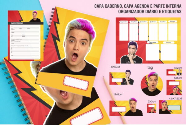 Kit Encadernação Felipe Neto