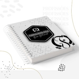Kit Encadernação Fonoaudiologia Masculino -Arquivo Digital