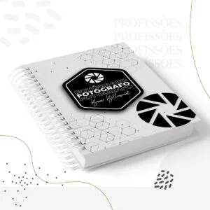 Kit Encadernação Fotógrafo Masculino -Arquivo Digital