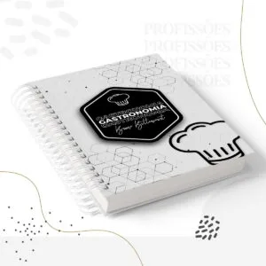 Kit Encadernação Gastronomia Masculino -Arquivo Digital 14 Kit Encadernação Gastronomia Masculino -Arquivo Digital