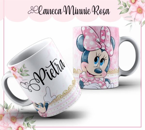 Kit Encadernação Infantil Minnie Rosa