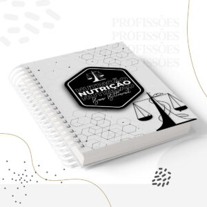 Kit Encadernação Nutrição Masculino -Arquivo Digital