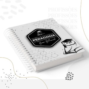 Kit Encadernação Pedagogia Masculino -Arquivo Digital
