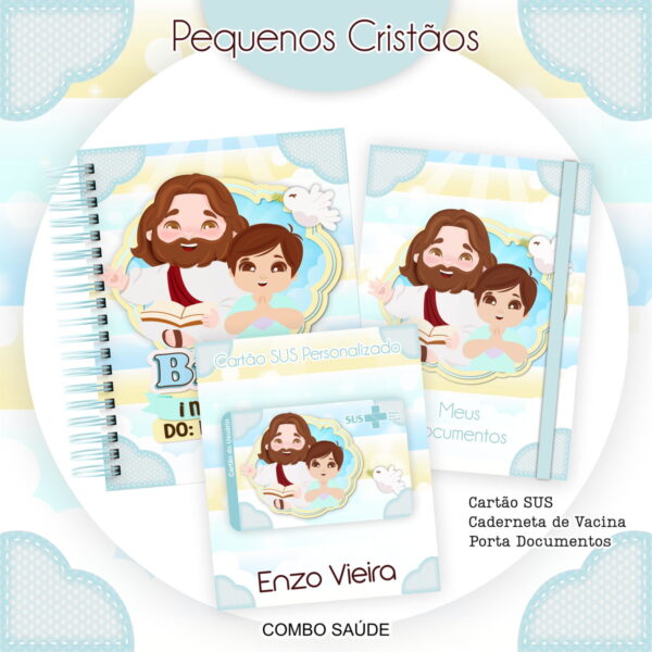 Kit Encadernação Pequenos Tesouros Menino